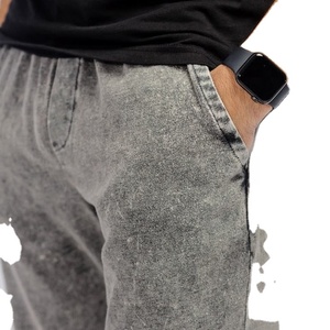 Pantalones de chándal desgastados para hombre de primera calidad, último estilo, tasa asequible, peso ligero, pantalones de chándal desgastados hechos a medida - Product Image 5