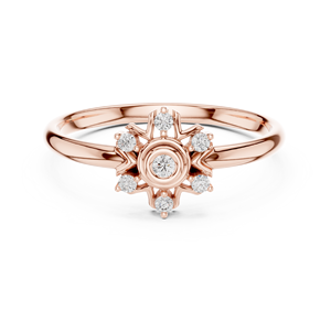 Anillo de dedo personalizado de 18K con piedra del mes de nacimiento - Product Image 2