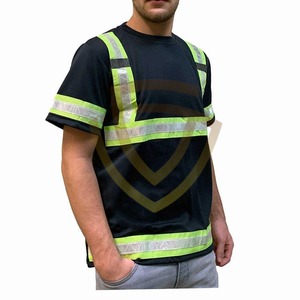 La mejor camiseta reflectante de alta seguridad y transpirable, ropa de manga corta y visibilidad hecha de poliéster, ¡gran valor! - Product Image 5