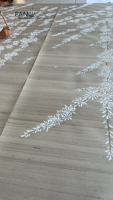 Papier peint design ananas blanc peint à la main Zhenling pour la décoration murale intérieure