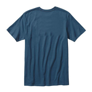 Camisetas de algodón de gran tamaño liso de alta calidad para hombre, ropa de verano de manga corta con cuello redondo de Color personalizado, ropa informal en blanco - Product Image 5