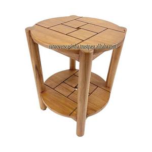 Vente à chaud Table d'appoint en bois de luxe Table centrale ronde Utilisation pour l'intérieur et l'extérieur Forme et taille personnalisées à prix compétitif - Product Image 1