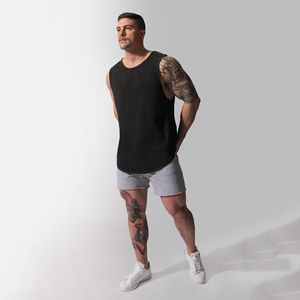 Camiseta sin mangas para hombre con logotipo personalizado de alta calidad para Fitness, correr, gimnasio, nueva tendencia, estilo informal, camiseta sin mangas de la mejor calidad al por mayor - Product Image 5