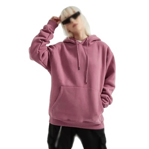 Custom Logo Hooded Sweatshirt Fitness Sportswear Supplier <b>Top</b> Quality Heavyweight 100% Cotton Blank Hoodies For <b>Women</b> - Product Image 1