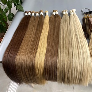 Vente en gros d'extensions de cheveux humains de qualité supérieure Paquet de paquets de cheveux vierges en vrac de 8 à 40 pouces de pleine longueur à des prix compétitifs - Product Image 1