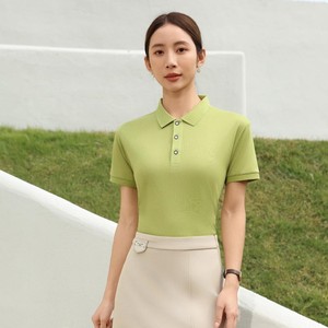 Vente en gros de polo de golf de haute qualité pour hommes logo personnalisé t-shirt en coton de soie de glace vierge vêtements de polo de golf chemises imprimées polo - Product Image 4