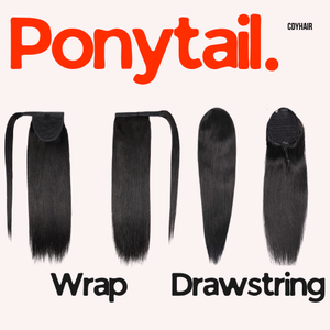 CDYHAIRVN Factory Direct Vietnamese Raw Human Hair Ponytail Extensions Curly Wavy Straight Cuticle Aligned 100g - Product Image 6