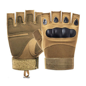 Gants de moto pour hommes et femmes, de haute qualité, demi-doigts, antidérapants, respirants, pour l'entraînement en plein air en hiver, sans impact - Product Image 3