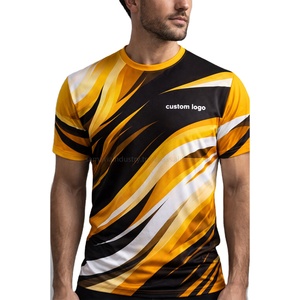Camisetas de Hombre Samavia de Manga Corta de Poliéster Estampadas, Impresión por Sublimación, Diseño Personalizado, Proveedor a Bajo Precio - Product Image 5