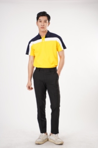 Prix usine Polos De Hombre Séchage Rapide Respirant Exquis Tissage Tricoté Polo Couple Uniforme Femmes Vêtements Fabriqué Au Vietnam - Product Image 5