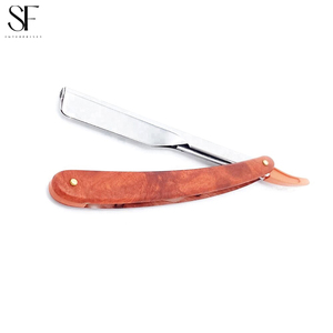 Nuevo diseño Sharp Classic Face Barber Plegable Straight Razor Hair Beard Shaving Men's Barber Razor - Product Image 4