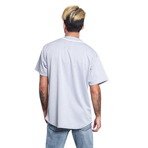 Gran oferta, camisetas de béisbol con botones personalizadas, camisetas lisas de alta calidad para equipos de béisbol y softbol - Product Image 3