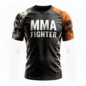 เสื้อแรชบอร์ด BJJ ทนทานแบบยืดได้ผ้า100% แห้งเร็วระบายอากาศได้ดี - Product Image 6