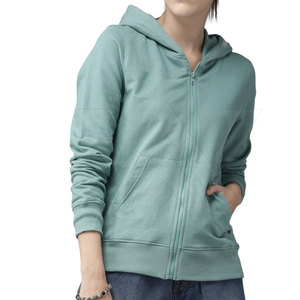 Casual Thickened Pullover High Quality New Arrival Winter Women Best Polyester Loose Warm Blank Plain Half <b>Zip</b> <b>up</b> <b>Hoodie</b> - Product Image 1