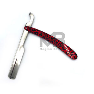Barber <b>Shaving</b> Razors Straight Edge Foldable Plastic Handle for Face Body Bikini <b>Shaving</b> manual <b>hair</b> <b>removal</b> - Product Image 6