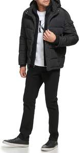 Vente en gros Vestes légères personnalisées pour hommes Vestes stylées à bulles en toile style rue principale avec col montant - Product Image 6
