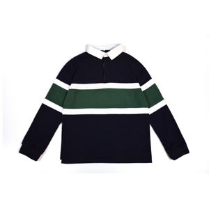Diseño personalizado Super algodón raya Vintage Rugby uniforme Polo camisa algodón Rugby Polo Camisetas manga larga Camiseta para hombres - Product Image 2