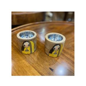 Fabuloso Juego de Quemadores de Incienso de Madera, Diseño de 2 Tamaños Diferentes, Quemador de Bakhoor y Oud para Bodas y Fiestas - Product Image 5