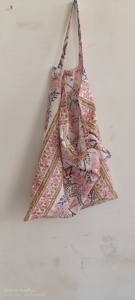 Tay khối in bông bãi biển túi bông lớn GYPSY Tote PURSE Bohemian Carry Vai Túi - Product Image 4