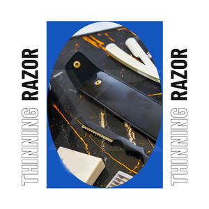 Navaja de Entresacar para Peluquería, Peine de Entresacar Profesional de Acero Inoxidable para Desplumar, Texturizar y Crear Capas - Product Image 5