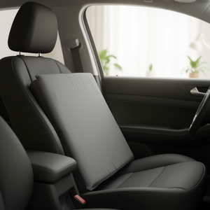 Cojín de Asiento Gris Liso de 36 x 36 x 2 cm, Paquete de 4 Almohadas Lumbares y Cojines de Asiento - Product Image 3