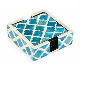 จานรองแก้วสี่เหลี่ยมสีทำด้วยมือพร้อมการออกแบบที่หลากหลายและการออกแบบที่กำหนดเองหลายสี - Product Image 2