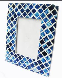 Cadre photo en MDF écologique avec incrustation d'os et résine Nouveau design pour la maison, l'hôtel et le bureau Cadre photo décoratif pour articles ménagers - Product Image 2