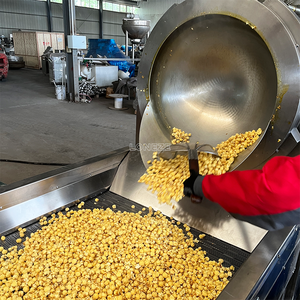 Công nghiệp hình cầu/bóng hình dạng bỏng ngô các nhà sản xuất lớn máy tự động một pop Ngô liên tục Caramel lớp phủ bỏng ngô dòng - Product Image 1