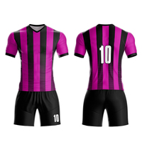 Maillot de football Sport Sublimation Formation Vêtements de football Uniformes barcelone-Ensemble court Numéro Logo Maillot de football