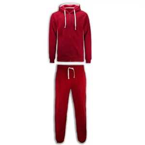 Conjunto Deportivo Unisex de Felpa Técnica, Personalizado, Estampado, para Invierno, Grueso, Transpirable, 100% Algodón, Estilo Urbano, de Dos Piezas, para Moda - Product Image 3