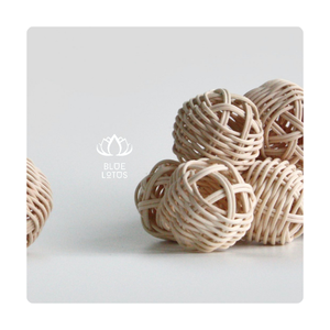MEJOR OFERTA RATTAN BALL DECORACIÓN PRODUCTO HECHO A MANO 100% HECHO EN VIET NAM RATTAN ECO FRIENDLY DE BLUE LOTUS - Product Image 1