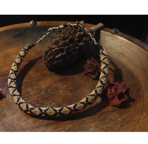 Collar de Macramé Único de Alta Calidad para Damas y Niñas, Hecho a Mano con Colgante de Piedras Preciosas, Gargantilla de Labradorita, Collar de Perlas de Piedra Lunar - Product Image 2