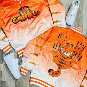 Chaquetas Letterman Varsity personalizadas de alta calidad para invierno de talla grande con bolsillos laterales y diseño de retazos de chenilla - Product Image 6