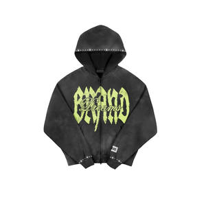 Latest Design Custom Own Logo Premium Quality 100% Cotton <b>Fleece</b> <b>Thick</b> Heavyweight Pullover Hoodies For <b>Men</b> - Product Image 1