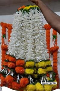 Jasmine Marigold chaîne/guirlande, chaîne décorative, toile de fond de scène, décor de Temple, décor Haldi Mehendi, décor suspendu au plafond - Product Image 2