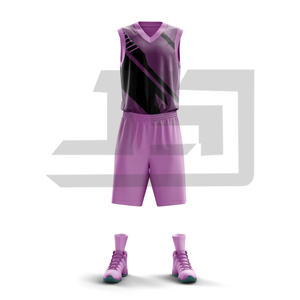 Uniforme de Baloncesto Deportivo Premium, Jersey y Pantalones Cortos de Poliéster Transpirable que Absorbe la Humedad, Opciones de Impresión Personalizadas Ilimitadas, Unisex - Product Image 1