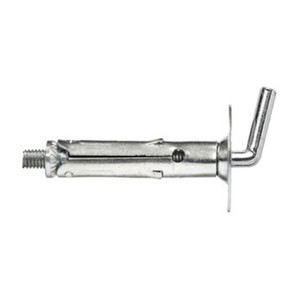 Mini-Tassello Zincato Cromato Gancio Corto 6 mm - Product Image 1