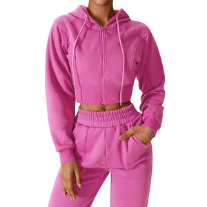 Sweat-shirt à capuche zippé unisexe surdimensionné en molleton bouclette 100% coton, avec logo personnalisé, brodé, effet délavé et poche à carreaux - Product Image 2