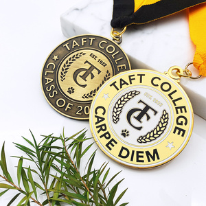 Diseña tu propio deporte con logotipo de metal Marathon Running Finisher Cinta de medalla personalizada de aleación de zinc, Marktex - Product Image 2