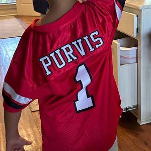 Custom FootballJerseyPremium Quality Soccer Uniform|EM&ODM ManufacturerCustomBlack <b>White</b>-Cardinal Mesh Authentic <b>Football</b> Jersey - Product Image 4