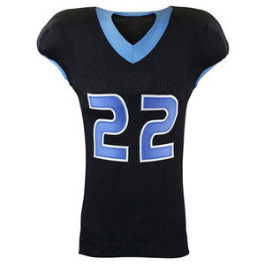 Uniformes de football américain sur mesure de haute qualité, dernier style avec manches courtes pour les sports d'été, vente chaude - Product Image 3
