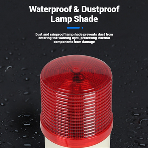 โคมไฟแอลอีดีไซเรนกันน้ำสัญญาณเตือนภัย105dB สำหรับอุตสาหกรรม - Product Image 2