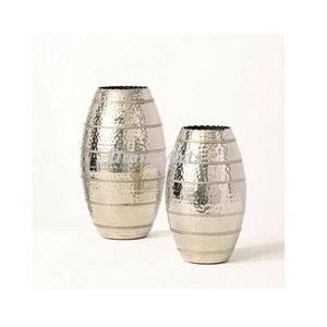 Vase décoratif en aluminium couleur argent fait à la main taille et forme personnalisées Vaisselle Vase à fleurs au prix le plus bas - Product Image 4