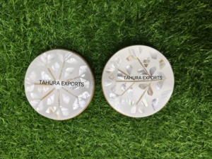 Classic Fancy Reasonable Price New Luxury Design Resin <b>Coaster</b> Premium Stylish Quality Wedding Table Decorative Wooden <b>Coaster</b> - Product Image 2