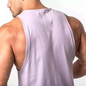 Vente en gros pas cher prix hommes vêtements de sport débardeur nouvel arrivage haut décontracté vente directe d'usine sur mesure coton matériel homme débardeurs - Product Image 6