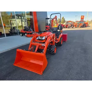 Tracteur agricole miniature Kubota BX1880 18HP 4x4 avec chargeur frontal et moteur - Product Image 1