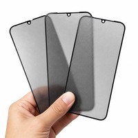 Protection d'écran en verre trempé anti-reflet AG Matte pour iPhone 13 Pro Max Noir HD Clair Verre Asahi du Japon 9H
