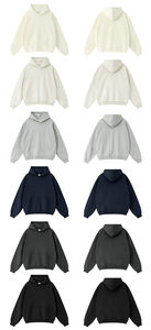 Sweat à capuche pour homme à manches longues respirant, en polyester/coton tricoté, coupe ample, impression numérique, nouvelle couleur automne-hiver, ODM personnalisé - Product Image 4