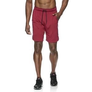 Pantalones cortos de entrenamiento atlético para hombres 100% algodón Durable Ligero Antiarrugas Secado rápido Transpirable Cierre de cordón Gimnasio - Product Image 3