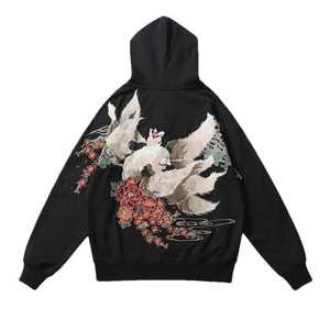 Sudadera con Capucha para Hombre de Alta Calidad, Estilo Desgastado, Ropa Casual, Totalmente Personalizable, Nueva Moda, Bordado - Product Image 2